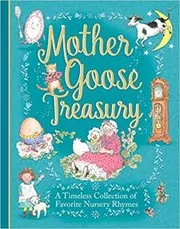 Book cover for "Mother Goose Treasury" by Parragon Books