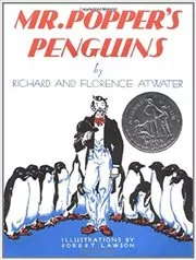 Book cover for "Mr. Popper's Penguins" by Richard Atwater