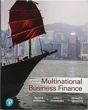 Book cover for "Multinational Business Finance" by David Eiteman