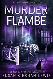 Book cover for "Murder Flambé" by Susan Kiernan Lewis