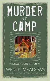 Book cover for "Murder at Camp" by Wendy Meadows