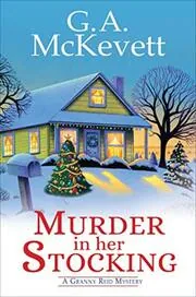 Book cover for "Murder in Her Stocking" by GA McKevett