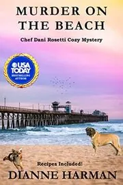 Book cover for "Murder on the Beach" by Dianne Harman