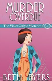 Book cover for "Murder Overdue" by Beth Byers