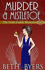 Book cover for "Murder & Mistletoe" by Beth Byers