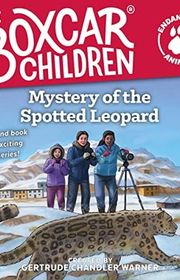 Book cover for "Mystery of the Spotted Leopard" by Gertrude Chandler Warner