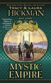 Book cover for "Mystic Empire" by Tracy Hickman