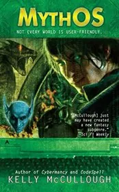 Book cover for "MythOS" by Kelly McCullough