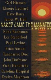 Book cover for "Naked Came the Manatee"