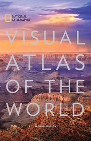 Book cover for "National Geographic Visual Atlas of the World" by National Geographic
