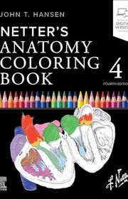 Book cover for "Netter’s Anatomy Coloring Book" by John T. Hansen