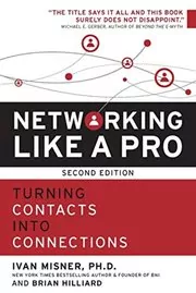 Book cover for "Networking Like a Pro" by Ivan Misner