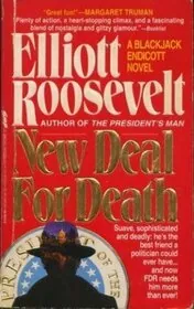 Book cover for "New Deal for Death" by Elliot Roosevelt