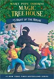 Book cover for "Night of the Ninjas" by Mary Pope Osborne