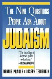 Book cover for "Nine Questions People Ask About Judaism"
