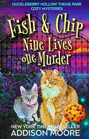 Book cover for "Nine Lives One Murder" by Addison Moore