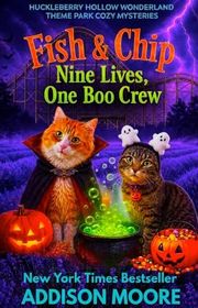 Book cover for "Nine Lives, One Boo Crew" by Addison Moore