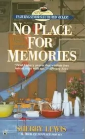 Book cover for "No Place for Memories" by Sherry Lewis