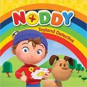 Book cover for "Noddy Toyland Detective" by Enid Blyton