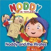 Book cover for "Noddy and the Pirates." by Enid Blyton