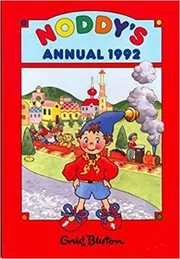Book cover for "Noddy's Annual" by Enid Blyton