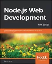 Book cover for "Node.js Web Development" by David Herron