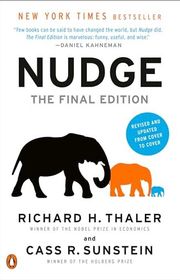 Book cover for "Nudge" by Richard H. Thaler and Cass R. Sunstein