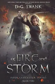Book cover for "Of Fire and Storm" by Denise Grover Swank