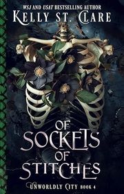Book cover for "Of Sockets Of Stitches" by Kelly St Clare