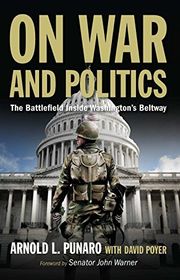 Book cover for "On War and Politics" by David Poyer