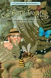 Book cover for "One Beetle Too Many" by Kathryn Lasky
