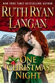 Book cover for "One Christmas Night" by Ruth Langan