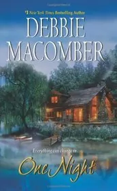 Book cover for "One Night" by Debbie Macomber