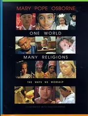 Book cover for "One World, Many Religions" by Mary Pope Osborne
