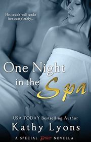 Book cover for "One Night in the Spa" by Kathy Lyons
