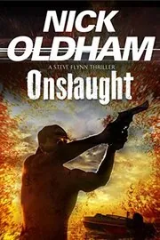 Book cover for "Onslaught" by Nick Oldham