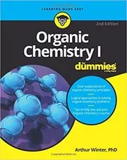 Book cover for "Organic Chemistry I For Dummies" by Arthur Winter