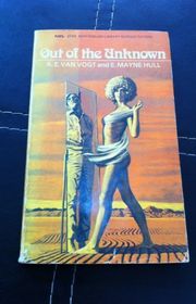 Book cover for "Out of The Unknown" by AE van Vogt