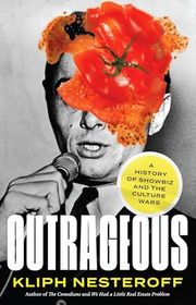 Book cover for "Outrageous" by Kliph Nesteroff