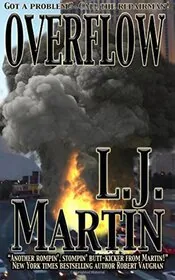 Book cover for "Overflow" by LJ Martin