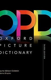 Book cover for "Oxford Picture Dictionary" by Jayme Adelson-Goldstein