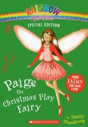 Book cover for "Paige the Christmas Play Fairy" by Daisy Meadows