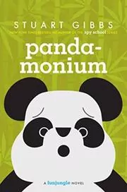 Book cover for "Panda-monium" by Stuart Gibbs