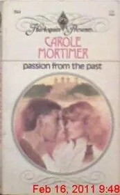 Book cover for "Passion from the Past" by Carole Mortimer