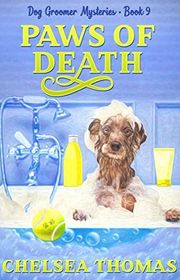 Book cover for "Paws of Death" by Chelsea Thomas