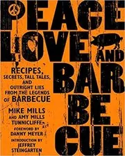 Book cover for "Peace, Love & Barbecue" by Amy Mills