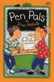 Book cover for "Pen Pals" by Joan Holub