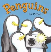 Book cover for "Penguins" by Liz Pichon