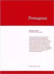Book cover for "Pentagram Marks" by Laurence King Publishing