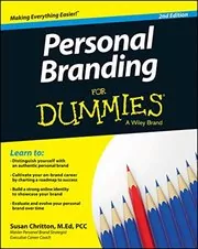 Book cover for "Personal Branding For Dummies" by Susan Chritton